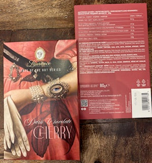 Cherry dark chocolate 80g