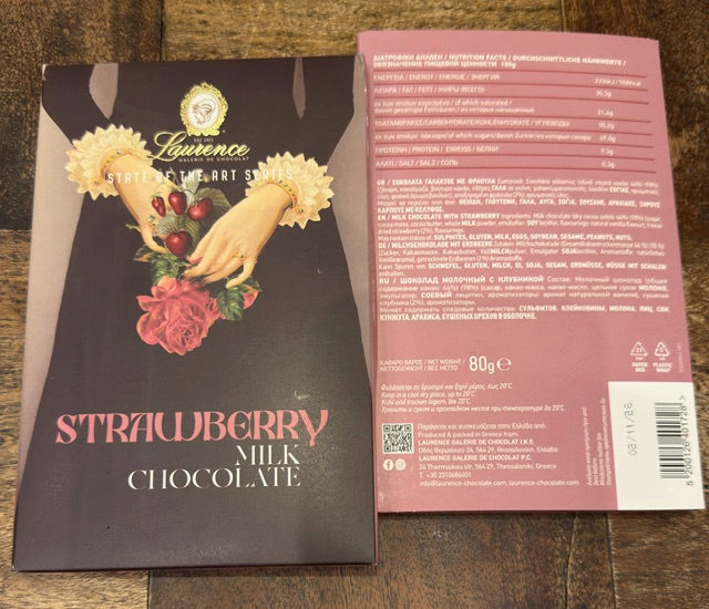 Schokolade Tafel Strawberry Milk